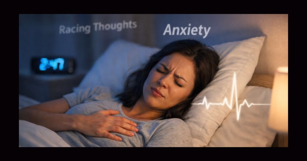 Can anxiety cause chest pain when lying down