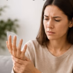 Why does anxiety cause tingling? Person experiencing tingling in their hands during an anxiety episode