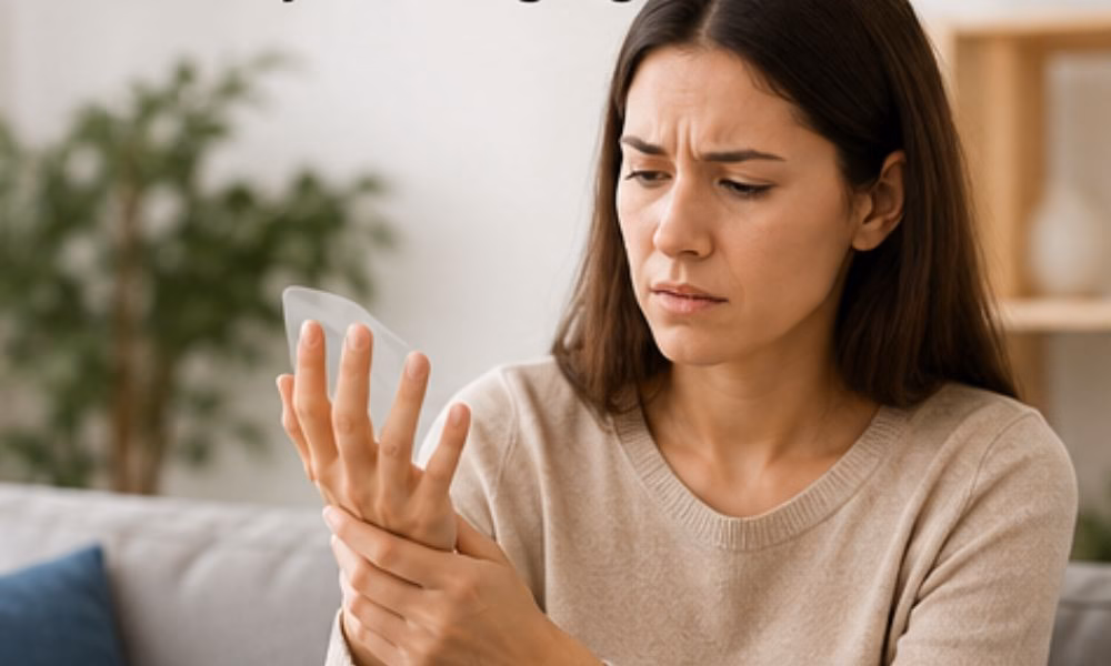 Why does anxiety cause tingling? Person experiencing tingling in their hands during an anxiety episode